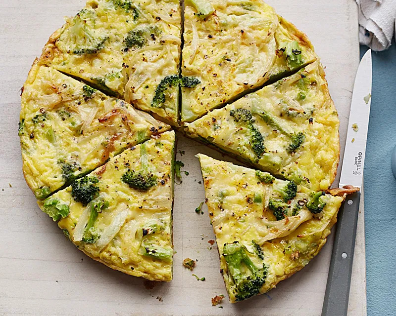 Broccoli and Cheddar Frittata