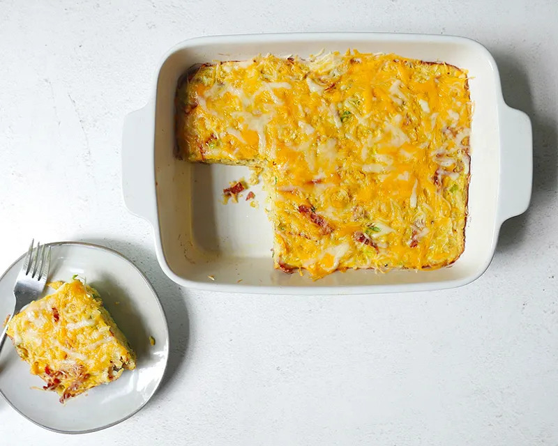 Hash Brown, Egg & Cheese Casserole